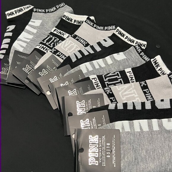 PINK Victoria's Secret Accessories - 10 pairs VS PINK Socks Bundle